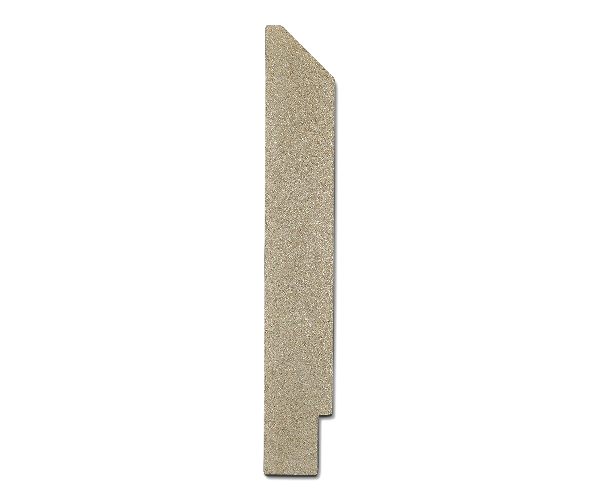 Fireplace Nero Glas cegła podłogowa z prawej strony