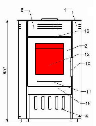 Haas-Sohn Fuego 287.12 glas