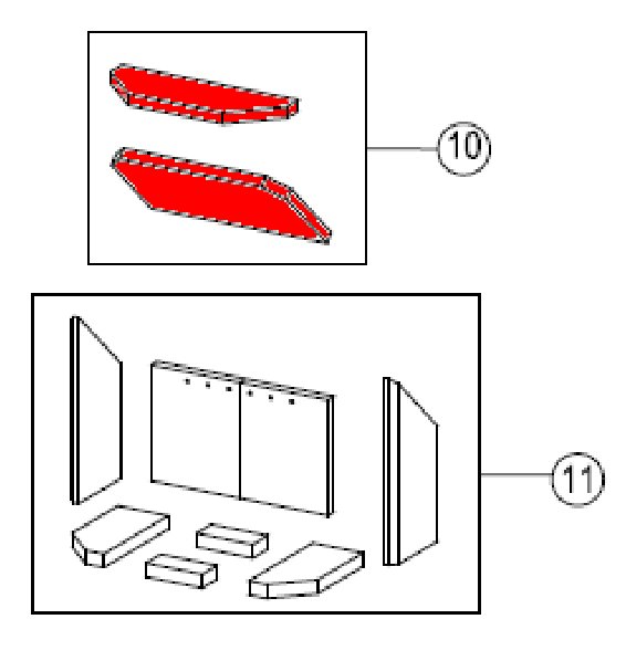 Techfire UNI-4060 vlamplaat Set Techfire UNI-4060 vlamplaat Set