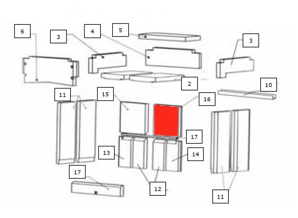 Wamsler Etna bagsten højre oven Wamsler Etna bagsten højre oven