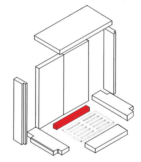 Caminos Triton cegła podłogowa z tyłu Caminos Triton cegła podłogowa z tyłu