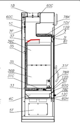 Olsberg Göteborg XXL déflecteur Olsberg Göteborg XXL déflecteur