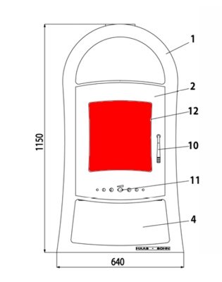 Haas-Sohn Vestre 368.19 vitre
