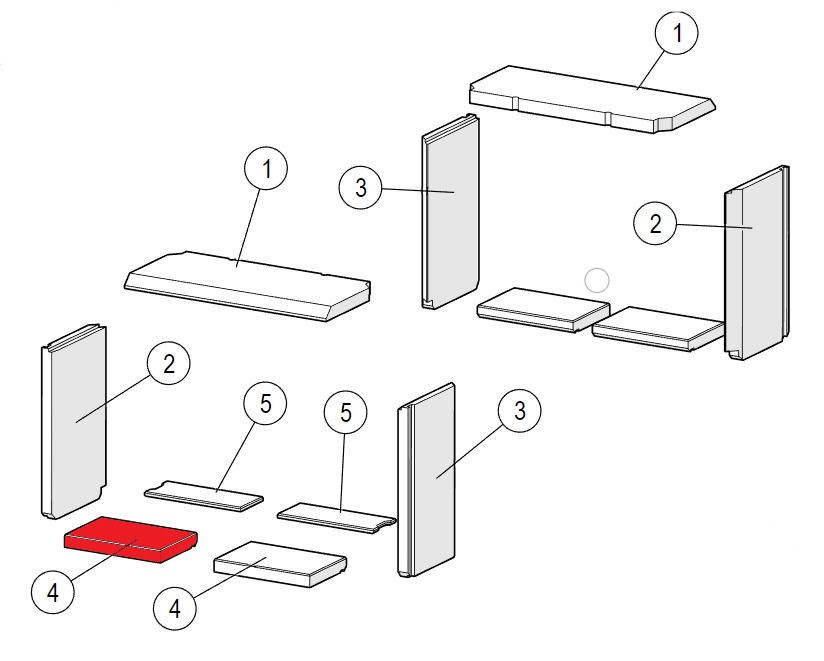 Lotus H570 T Bodenstein links vorne Lotus H570 T Bodenstein links vorne