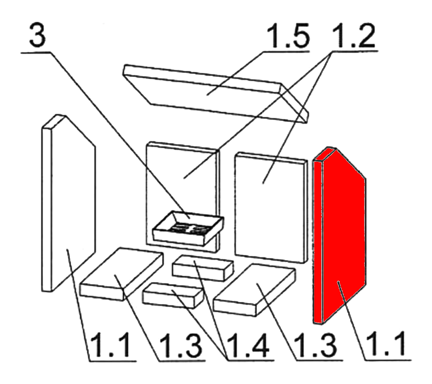 Oranier Vasa Seitenstein rechts A Explosionszeichnung Oranier Vasa Seitenstein rechts A Explosionszeichnung