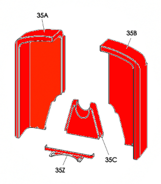 Olsberg Levana bagsten sæt B Olsberg Levana bagsten sæt B