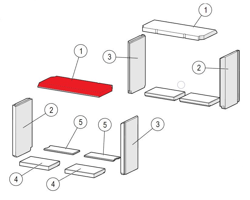 Lotus H570 T vlamplaat voorkant