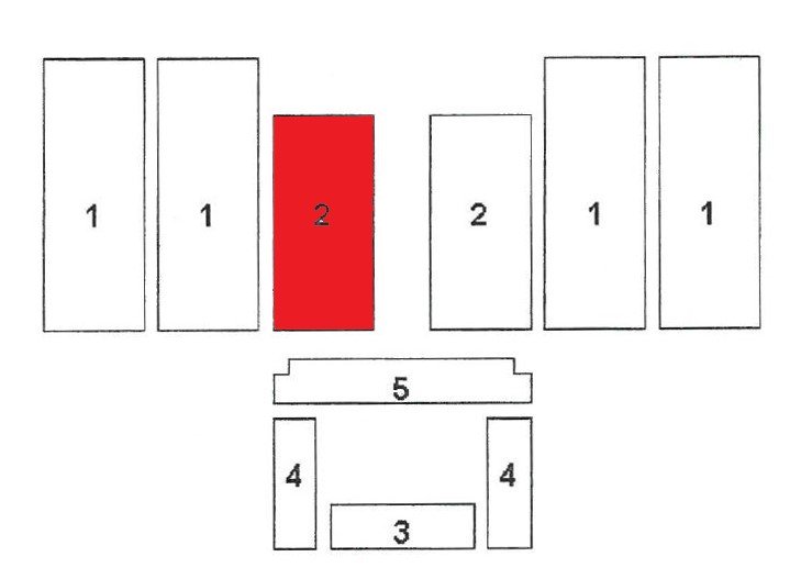 Caminos Optio Rückwandstein links Vermiculitestein Caminos Optio Rückwandstein links Vermiculitestein