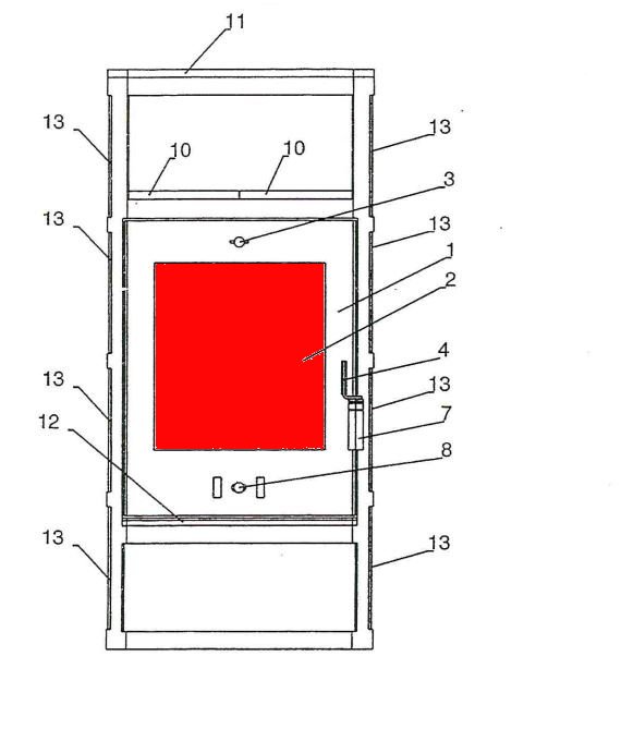 Fireplace Caribic NS Sichtscheibe Schauglas Fireplace Caribic NS Sichtscheibe Schauglas