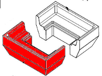 Spartherm Piko H2O Bodenstein links Explosionszeichnung Spartherm Piko H2O Bodenstein links Explosionszeichnung