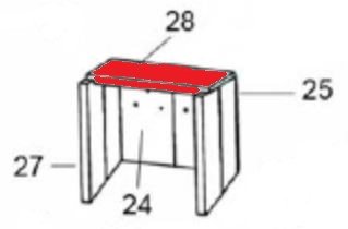 Justus Frisco røgvenderplade Justus Frisco røgvenderplade