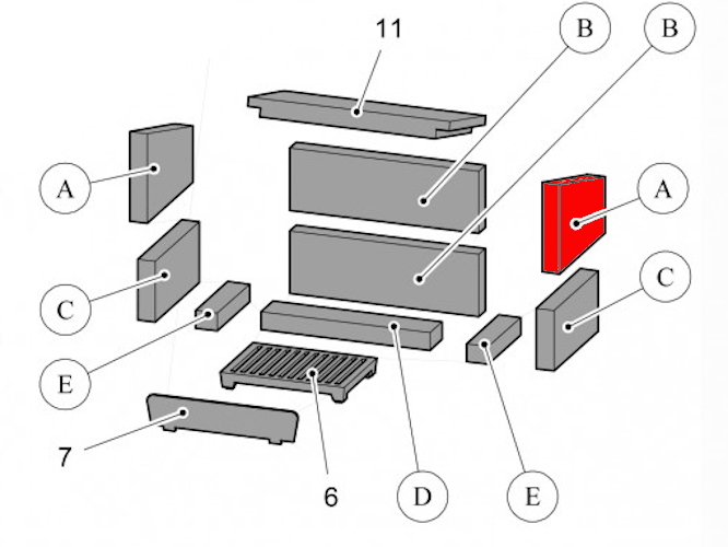 Haas-Sohn Javus II 204.14 Zijsteen rechts boven