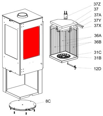 Olsberg Pantoja vitre milieu Olsberg Pantoja vitre milieu