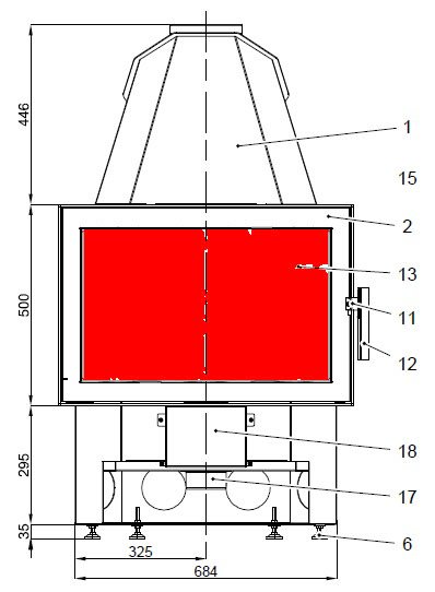 Haas-Sohn Exquisit 182.18-AL szyba wziernika Haas-Sohn Exquisit 182.18-AL szyba wziernika