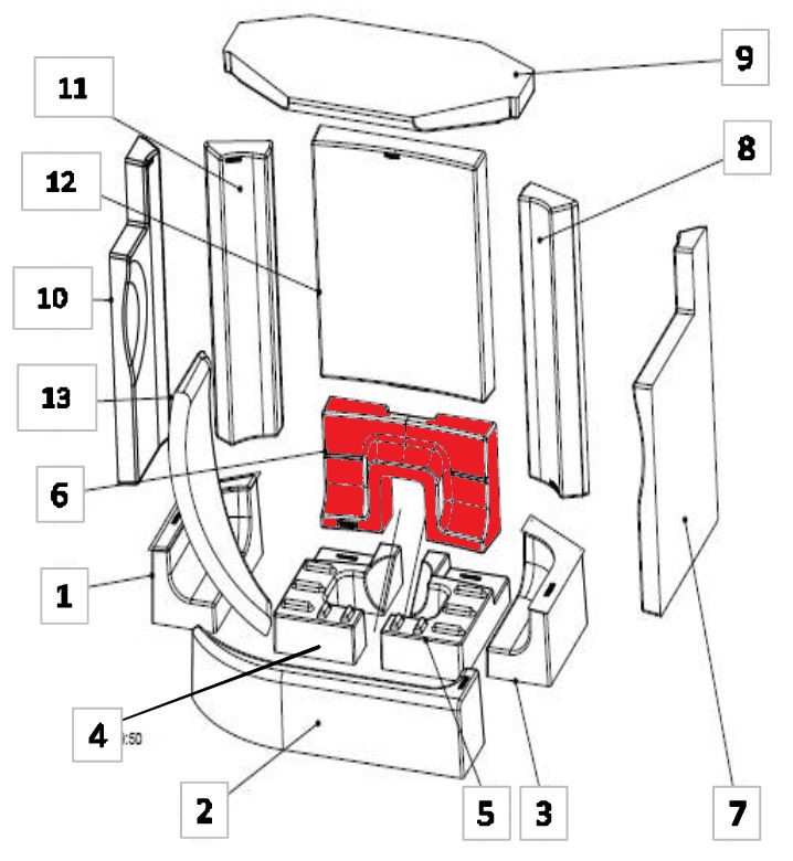 Austroflamm Clou Duo pietra per fondo posteriore Austroflamm Clou Duo pietra per fondo posteriore