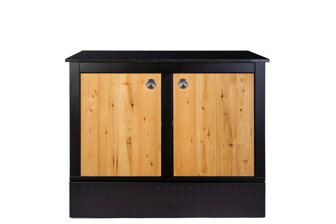 Der Merklinger Outdoor Modul "Anton" (2 Türen m. Ablage) Der Merklinger Outdoor Modul "Anton" (2 Türen m. Ablage)