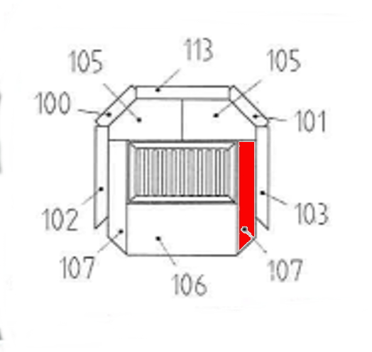 Haas-Sohn Bornholm 164.17 pietra per fondo a destra A Haas-Sohn Bornholm 164.17 pietra per fondo a destra A