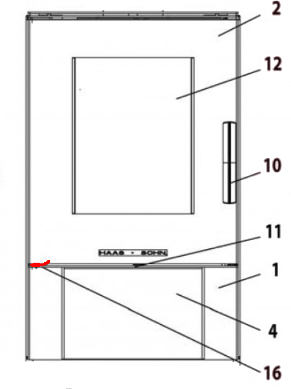 Haas-Sohn Dalen 304.15 sprężyna drzwi A Haas-Sohn Dalen 304.15 sprężyna drzwi A
