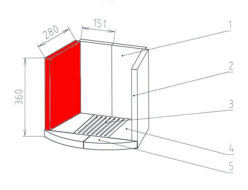 Caminos Lido Feuerraumstein links B Caminos Lido Feuerraumstein links B