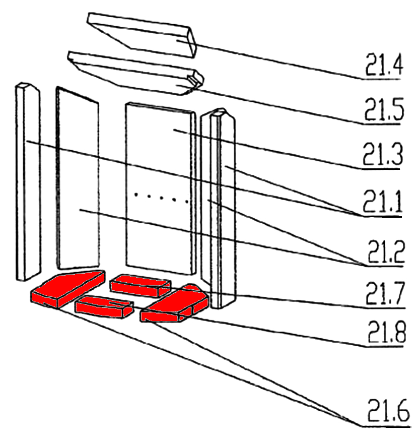 Oranier Pori 5 Bodemsteen Set A Oranier Pori 5 Bodemsteen Set A