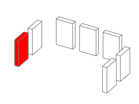 Dovre 350CB pierre latérale