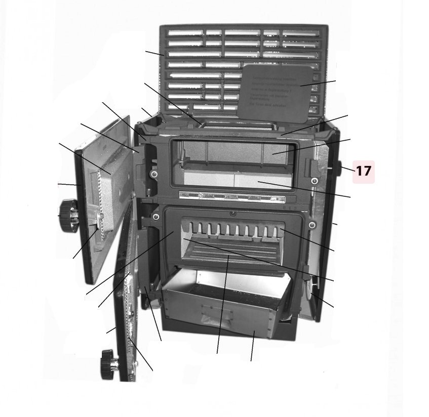 Haas-Sohn Bernau 130.10 Knop luchtregeling primair Haas-Sohn Bernau 130.10 Knop luchtregeling primair