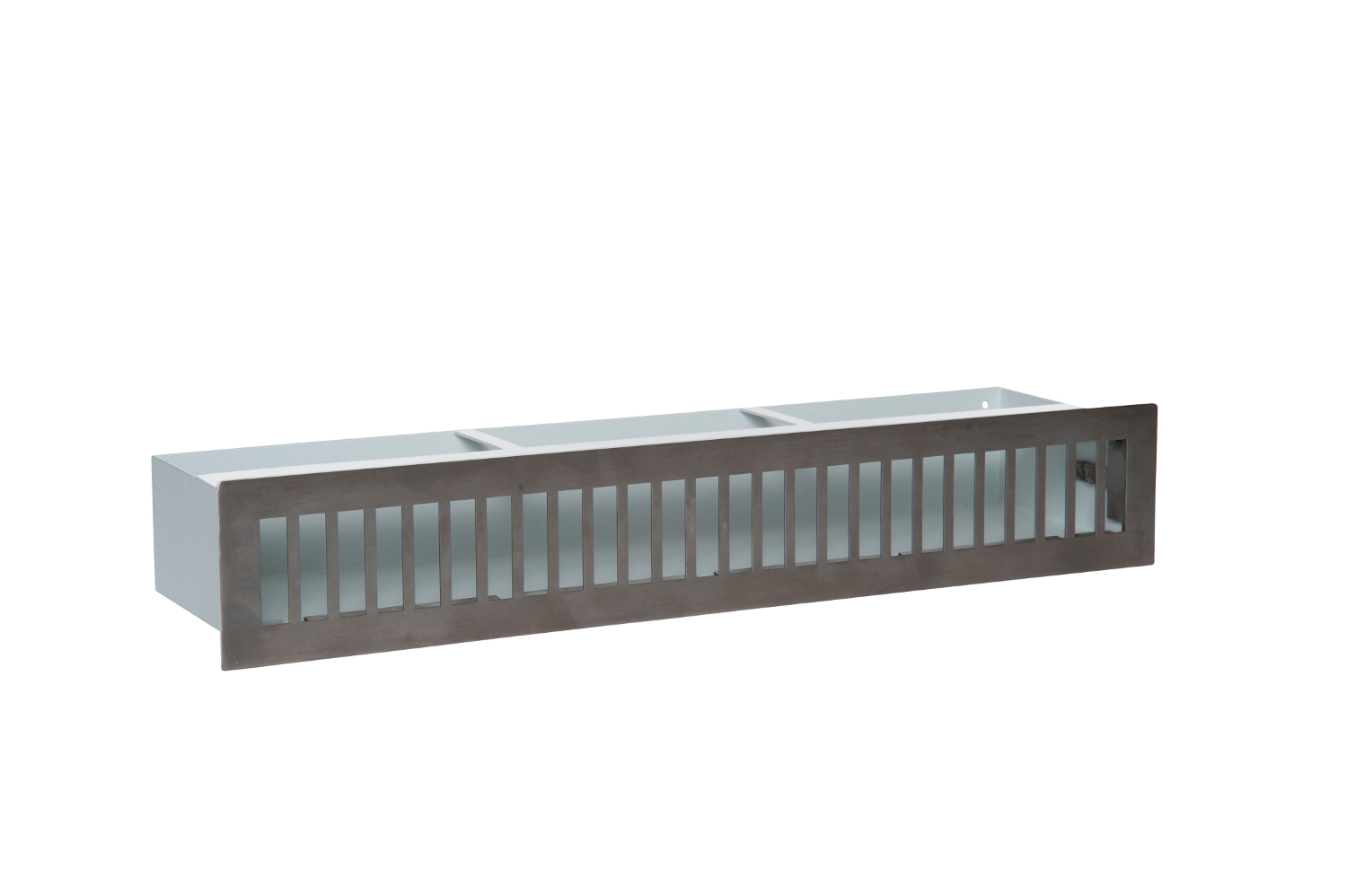 Design-Blende D2 für Luftleiste Edelstahl SMll30d2es