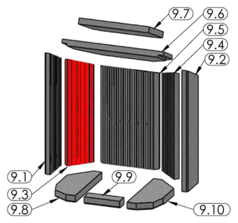 Justus Island 7 Seitenstein links hinten B Justus Island 7 Seitenstein links hinten B