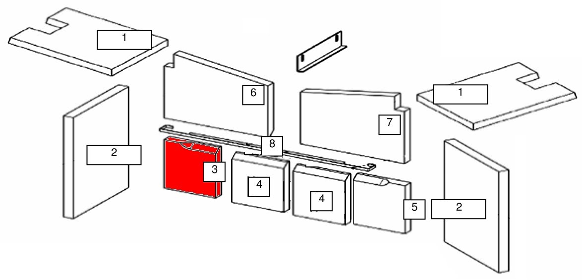 Wamsler Vision bagsten venstre nede