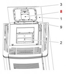 Haas-Sohn Pelletto II 434.08 betjeningsenhed