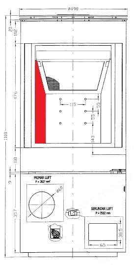 Caminos Baron cegła boczna z lewej strony Caminos Baron cegła boczna z lewej strony