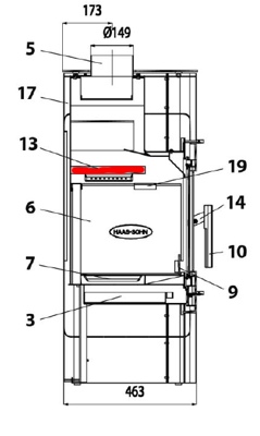Haas+Sohn Cers 469.17 Zugumlenkung Prallplatte Haas+Sohn Cers 469.17 Zugumlenkung Prallplatte