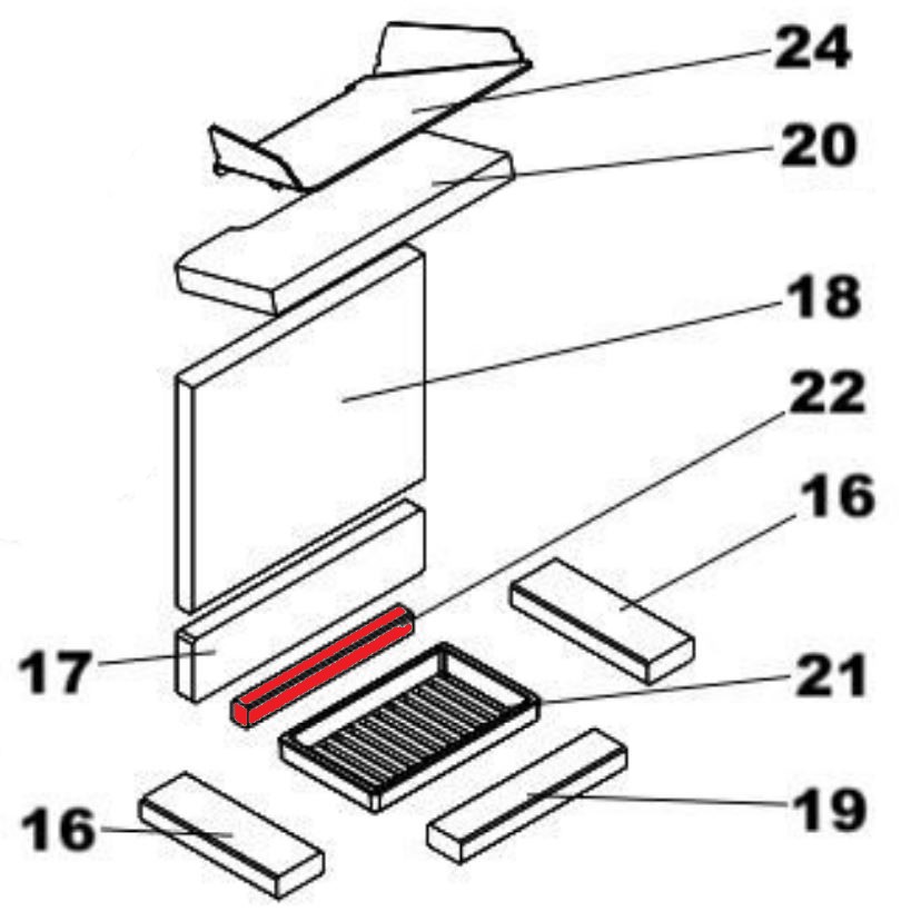 Haas-Sohn Wien easy 351.15 pietra per fondo posteriore