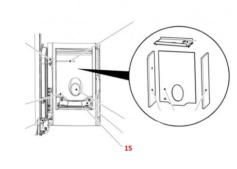 Haas-Sohn Pelletto II 419.08 pot de brûleur Haas-Sohn Pelletto II 419.08 pot de brûleur
