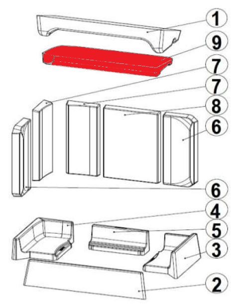 Austroflamm Dexter R 2.0 røgvenderplade oven