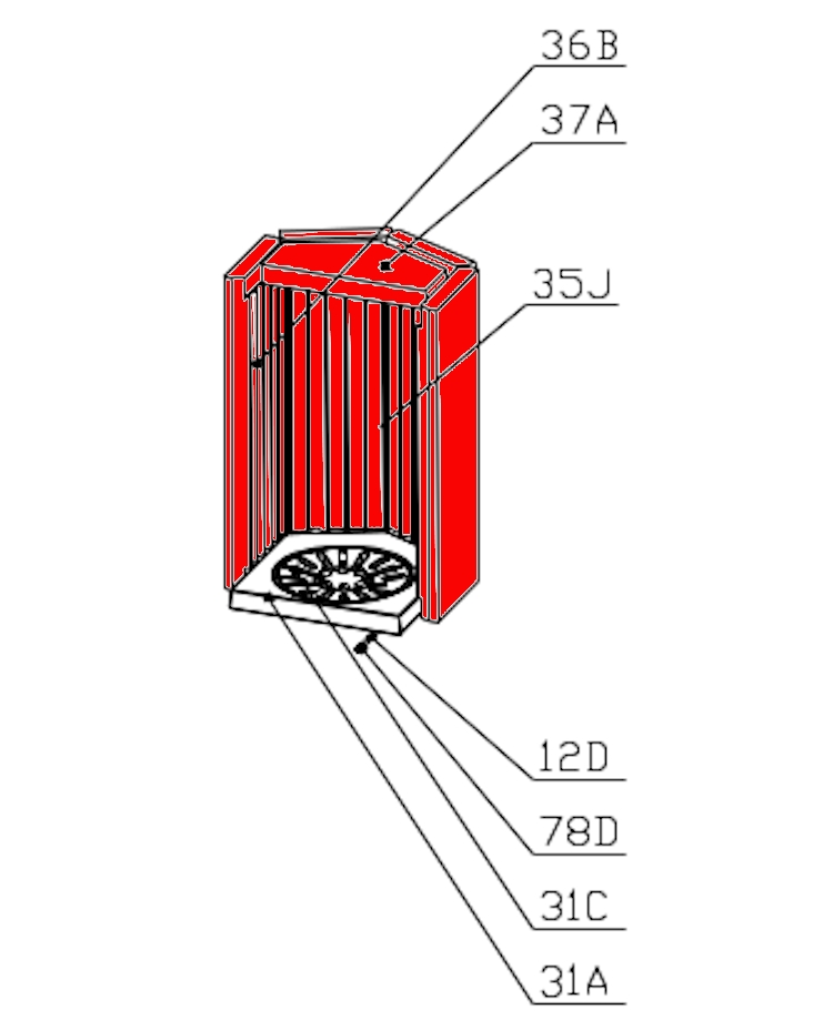 Olsberg Pizzo binnenwerk
