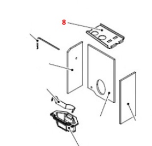 Haas-Sohn Pallazza III 519.08 vlamplaat