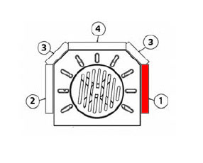 Haas-Sohn RHO 233.17 pietra laterale a destra anteriore Haas-Sohn RHO 233.17 pietra laterale a destra anteriore