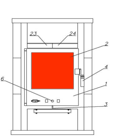 Fireplace Solaro glas