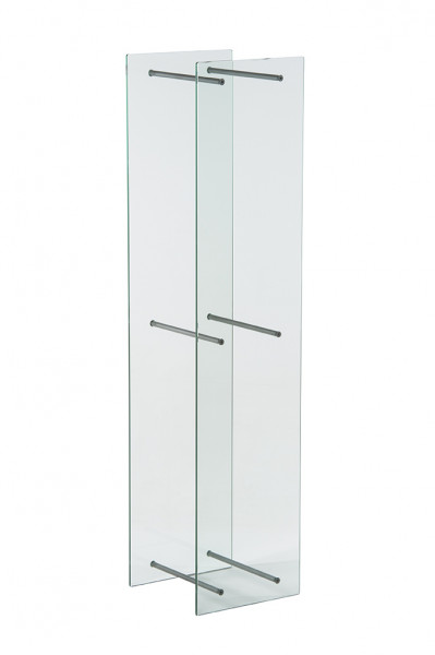 Termatech Kaminholzregal aus Glas, 140 x 33 x 30 cm Termatech Kaminholzregal aus Glas, 140 x 33 x 30 cm
