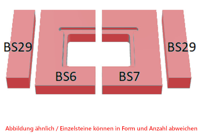 Schmid Lina 55/45 cegła podłogowa zestwa