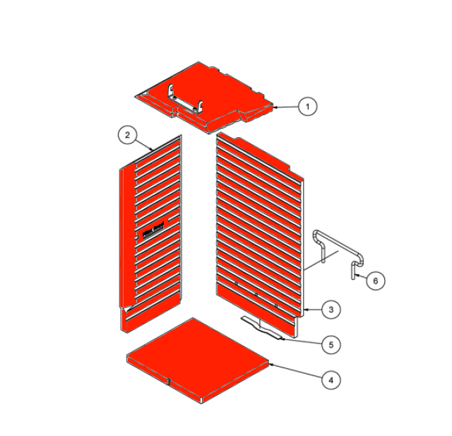 Attika Q-20 revêtement de chambre de combustion