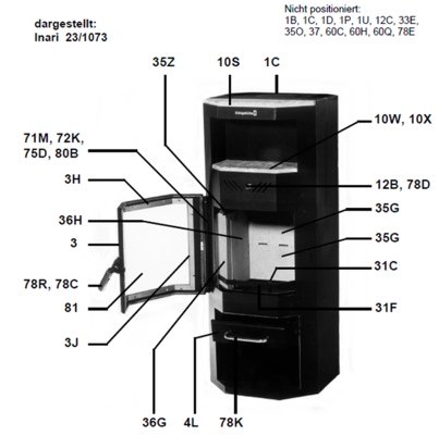 Olsberg Inari Sichtscheibe Schauglas Olsberg Inari Sichtscheibe Schauglas