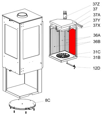 Olsberg Pantoja pierre latérale droit bas Olsberg Pantoja pierre latérale droit bas