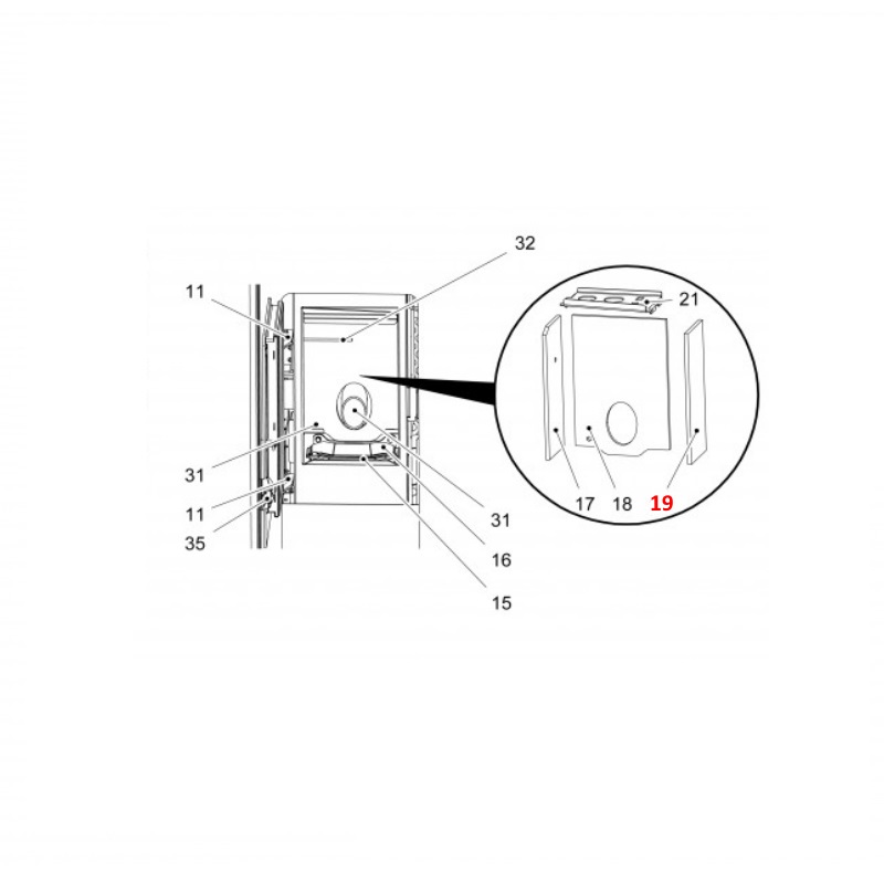 Haas-Sohn Pallazza II 534.08 sidesten højre
