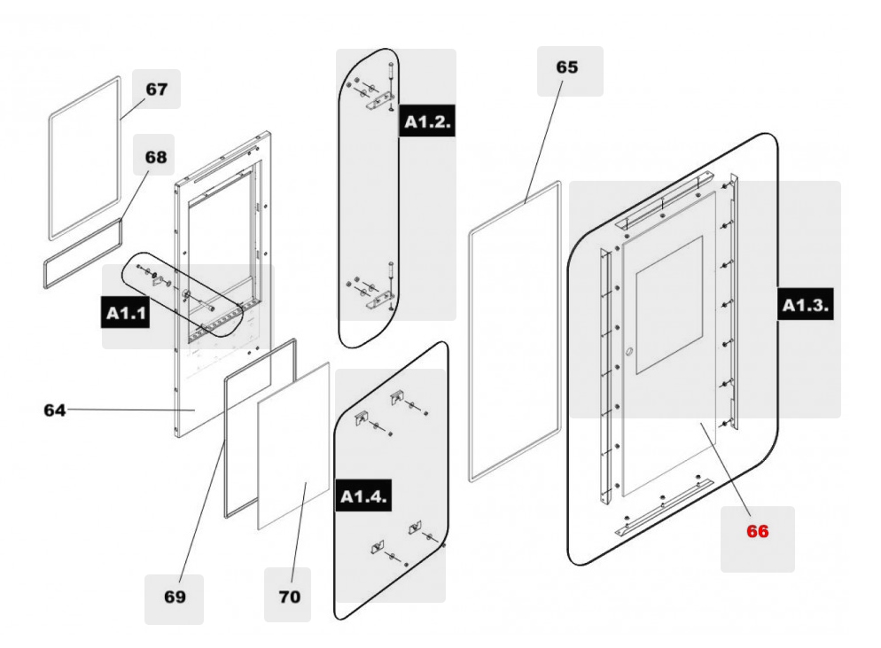 Haas+Sohn Lucca II RLU 442.08 Sichtscheibe außen Haas+Sohn Lucca II RLU 442.08 Sichtscheibe außen