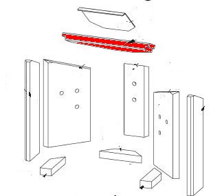 Fireplace Malta Zugumlenkung unten Umlenkstein Fireplace Malta Zugumlenkung unten Umlenkstein