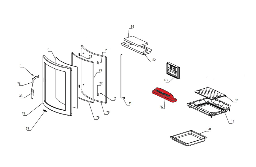 La Nordica Norma S grille verticale La Nordica Norma S grille verticale