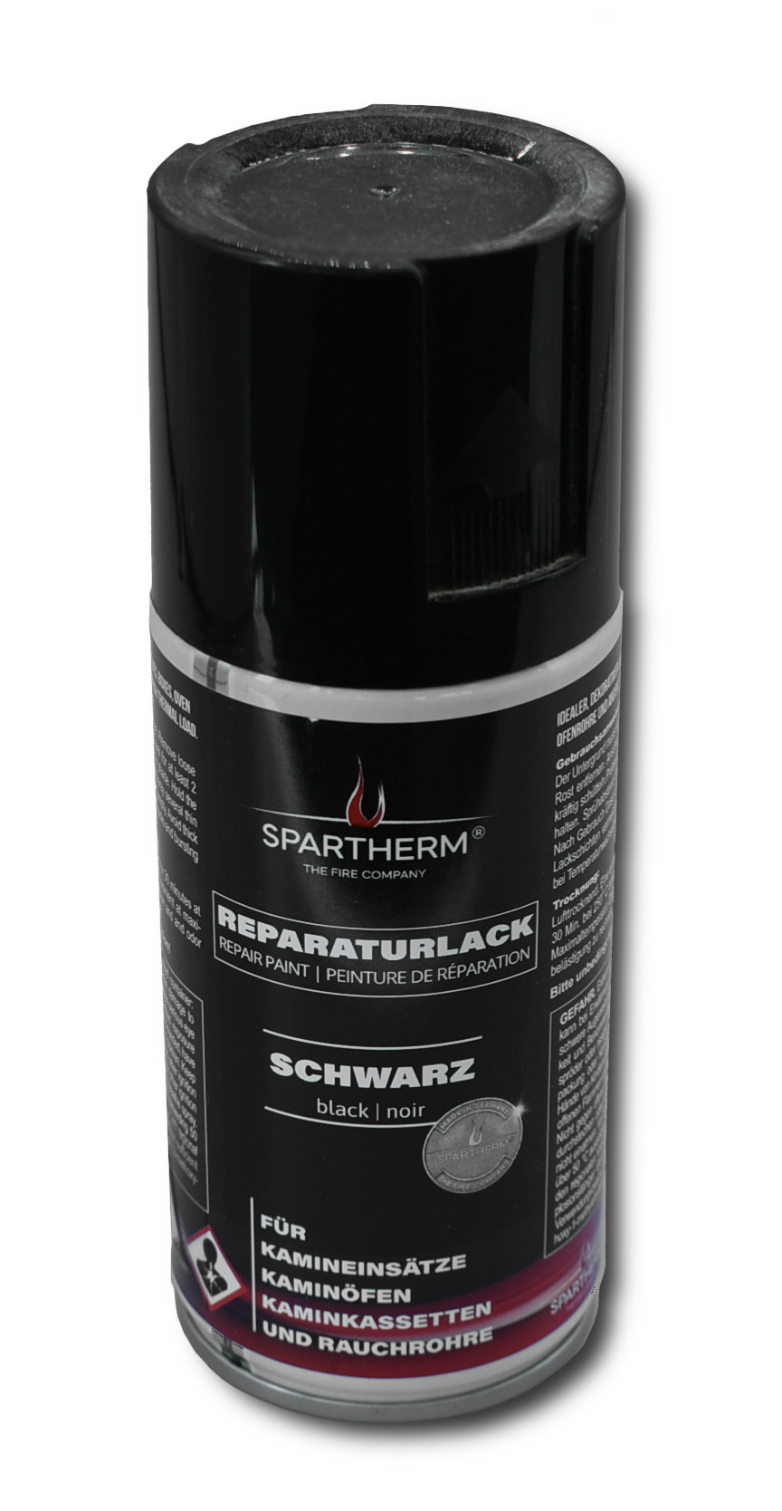 Spartherm Farbspray schwarz metallic 400 ml