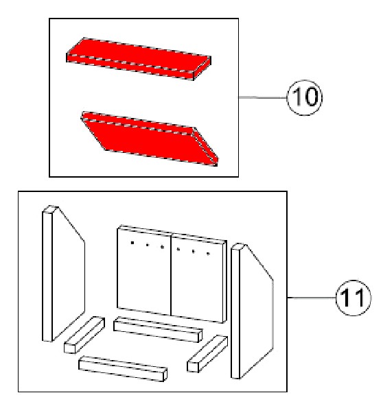 Techfire Tambora 2 déflecteur kit B Techfire Tambora 2 déflecteur kit B